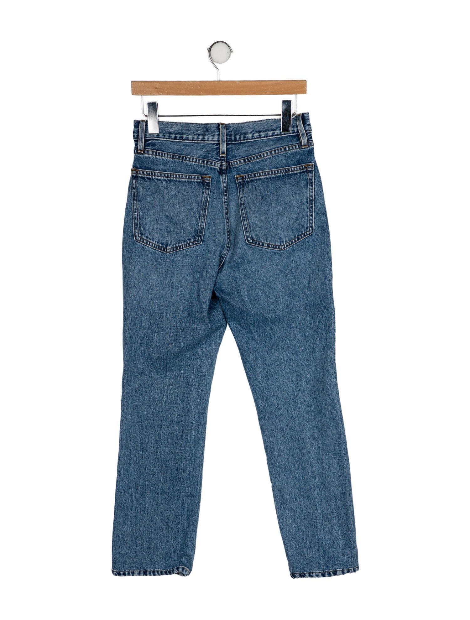 Apiece Apart High-Rise Straight Leg Jeans